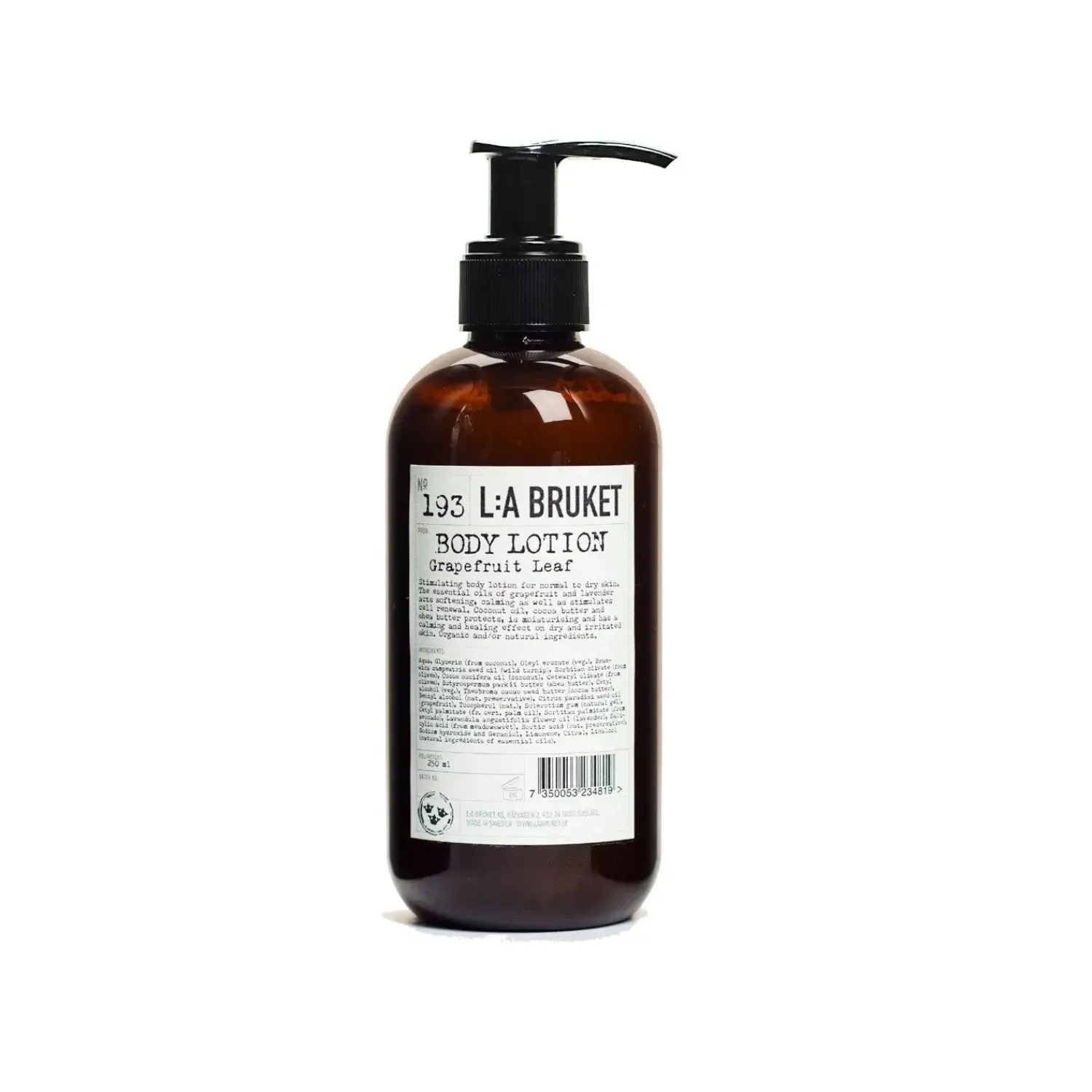 Discount L:A Bruket - Bodylotion 250 ml. Grapefruit leaf