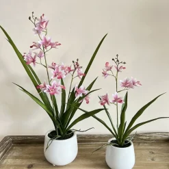 Clearance La Vida - Kunstig orkidé, 1 stilk, 38 cm høj
