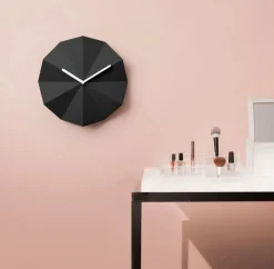 Online LAWA Design - Delta ur, sort m. hvide visere