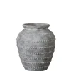 New Lene Bjerre - Anna stor urtepotte Ø40,5 cm antik grå