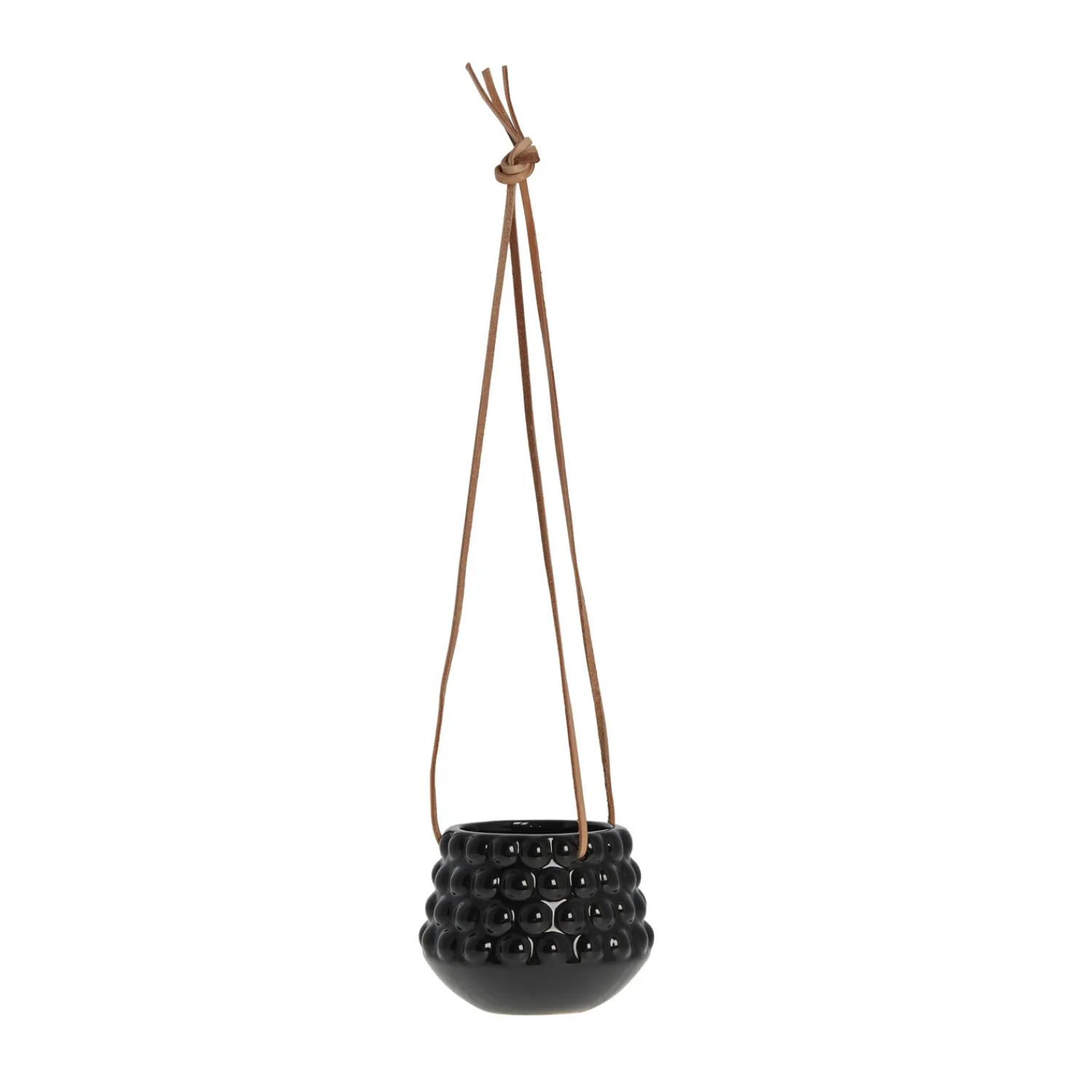 Best Lene Bjerre - Dotsie hængepotte Ø12cm sort