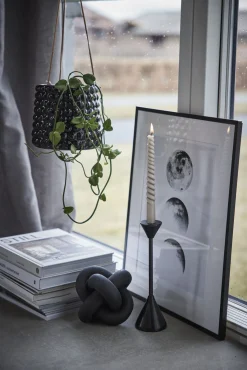 Discount Lene Bjerre - Dotsie hængepotte Ø18cm sort
