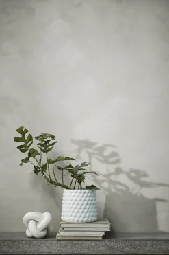 Discount Lene Bjerre - Dotsie urtepotteskjuler Ø14cm hvid