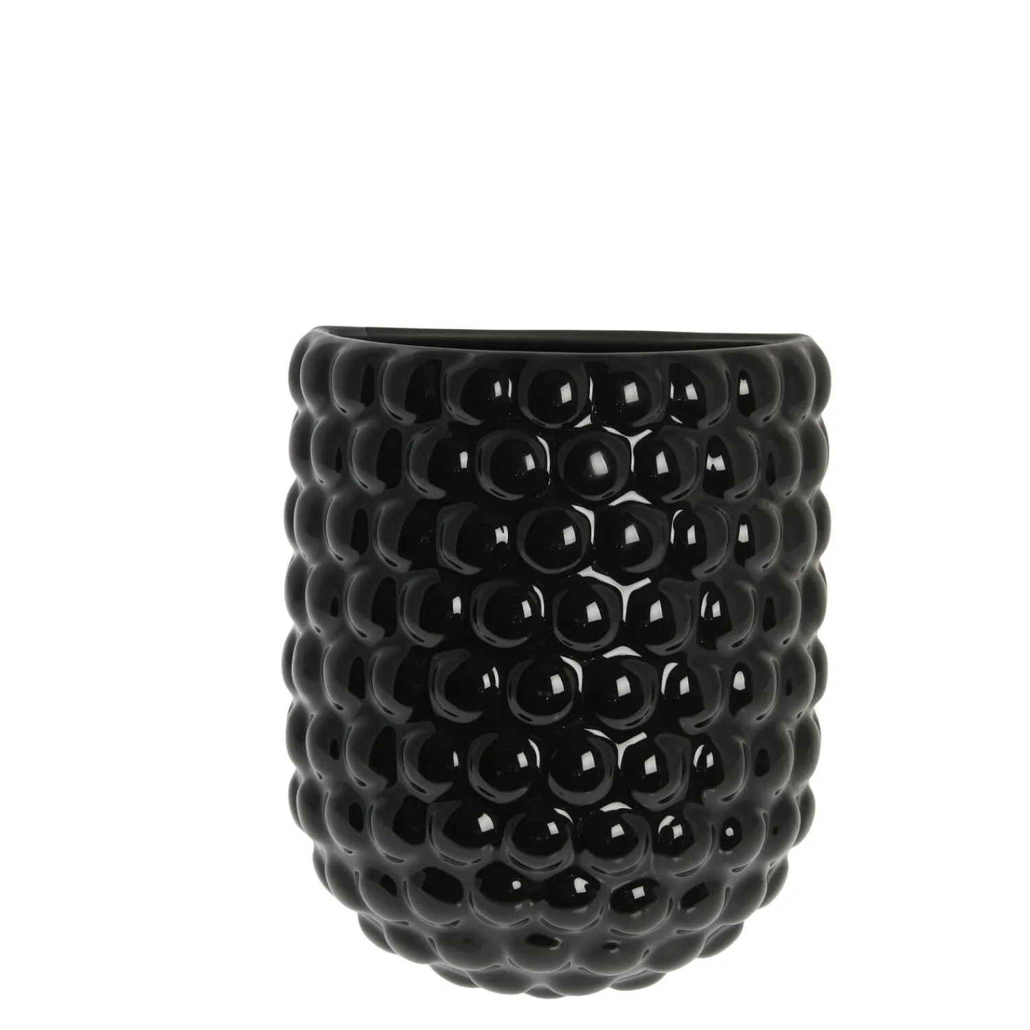 Best Lene Bjerre - Dotsie væghængt vægpotte H20 cm. sort