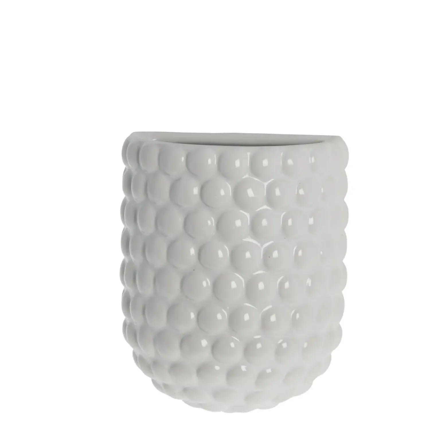 Online Lene Bjerre - Dotsie væghængt vægpotte H20 cm. hvid