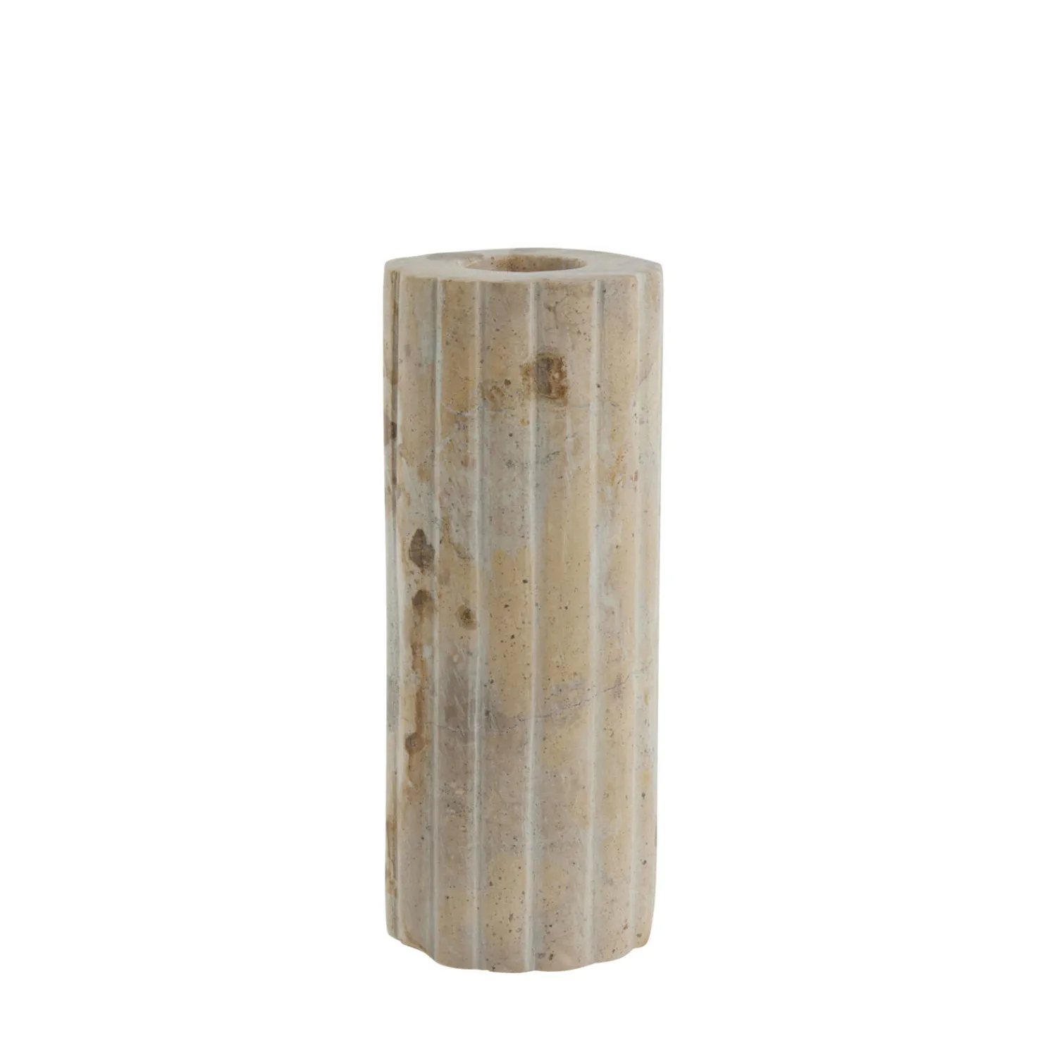 Hot Lene Bjerre - Eliana lysestage 12,5 cm. sand marmor