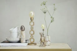 Hot Lene Bjerre - Eliana lysestage 12,5 cm. sand marmor