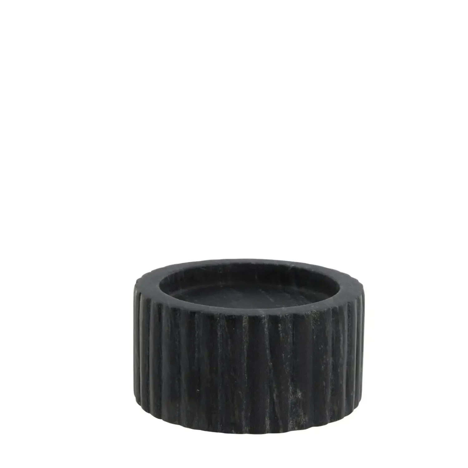 Online Lene Bjerre - Eliana stage til bloklys 5 cm. sort marmor
