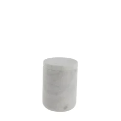 New Lene Bjerre - Ellia krukke 6x6 cm. hvid marmor
