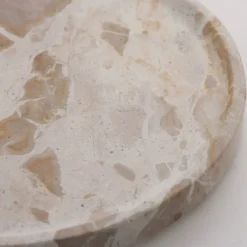 Hot Lene Bjerre - Ellia marmorfad Ø25 cm. sand