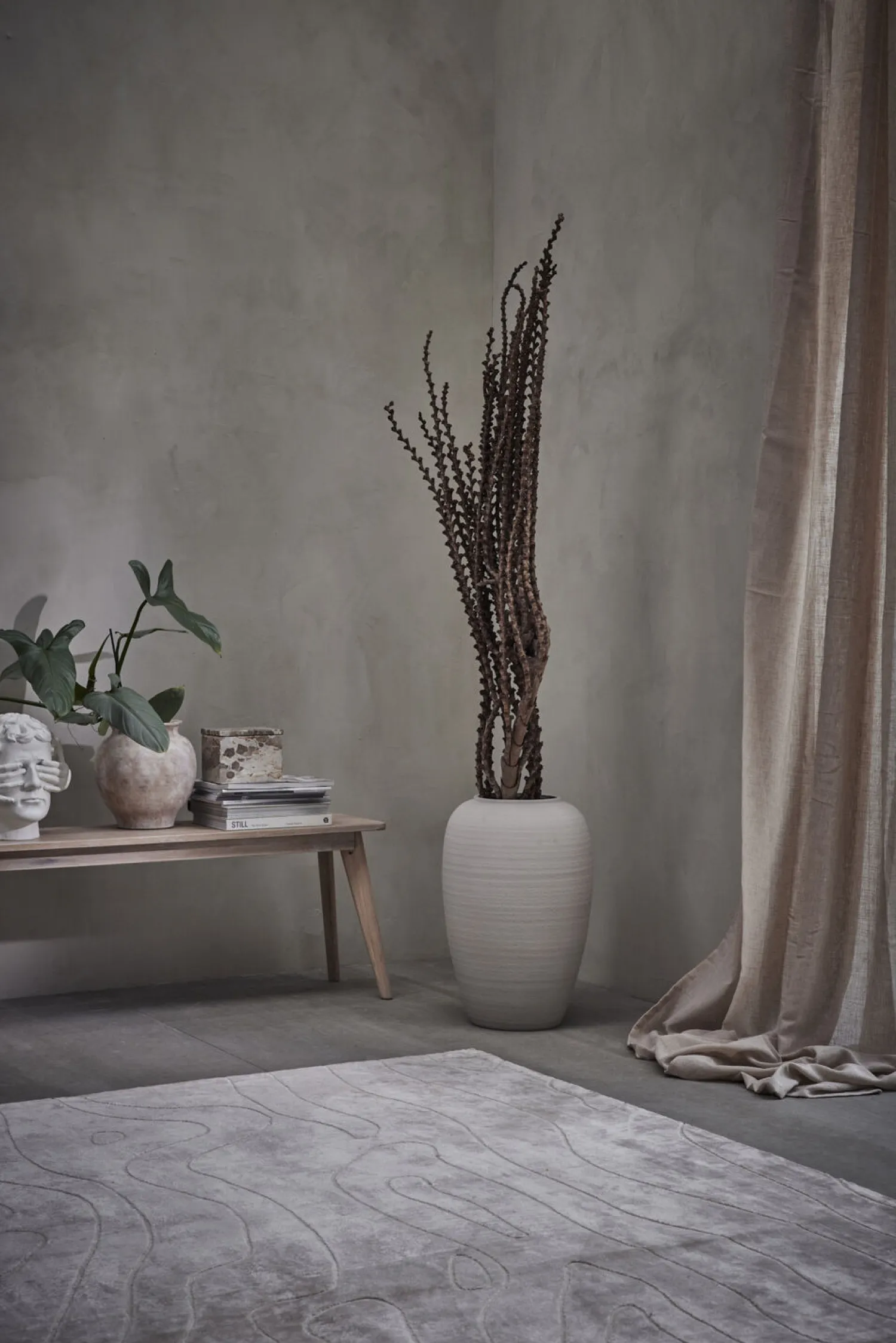 Lene Bjerre - Ellia æske H13 cm. Marmor