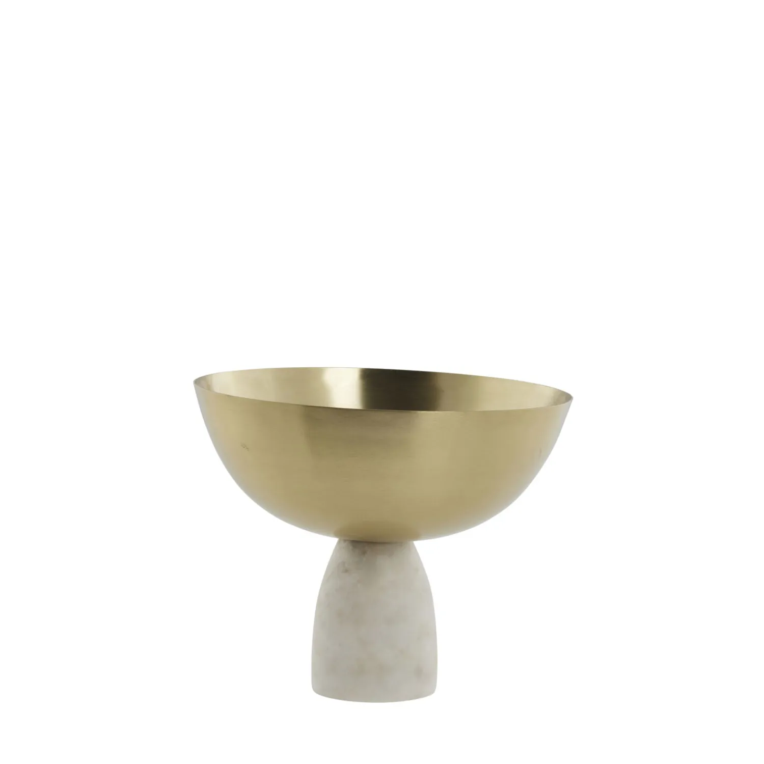 Clearance Lene Bjerre - Ellivia guldskål på marmorfod ø19 cm.