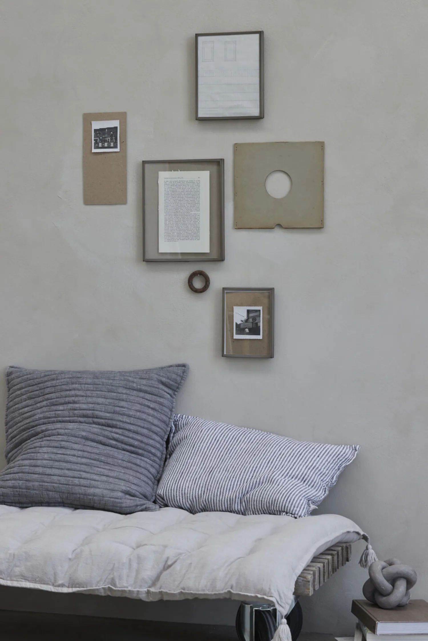 Outlet Lene Bjerre - Filisa pude 60x60 cm. mørkegrå