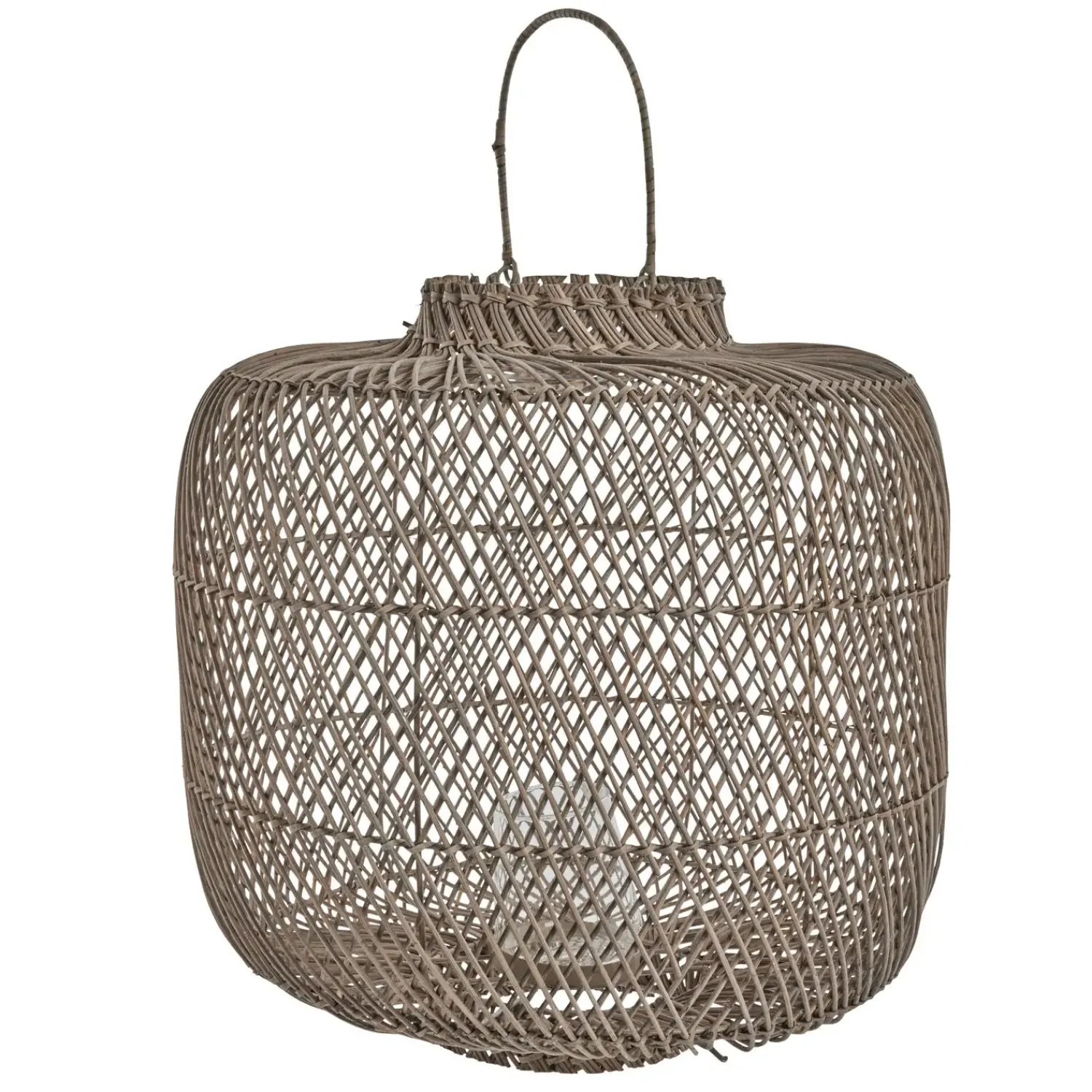 Clearance Lene Bjerre - Harper lanterne 40x40 cm. Natur flet