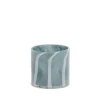 Discount Lene Bjerre - Marelle vase/fyrfadsstage i glas 10 cm. lyseblå