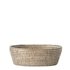 Online Lene Bjerre - Norah flettet brødkurv H8,5 cm. natur