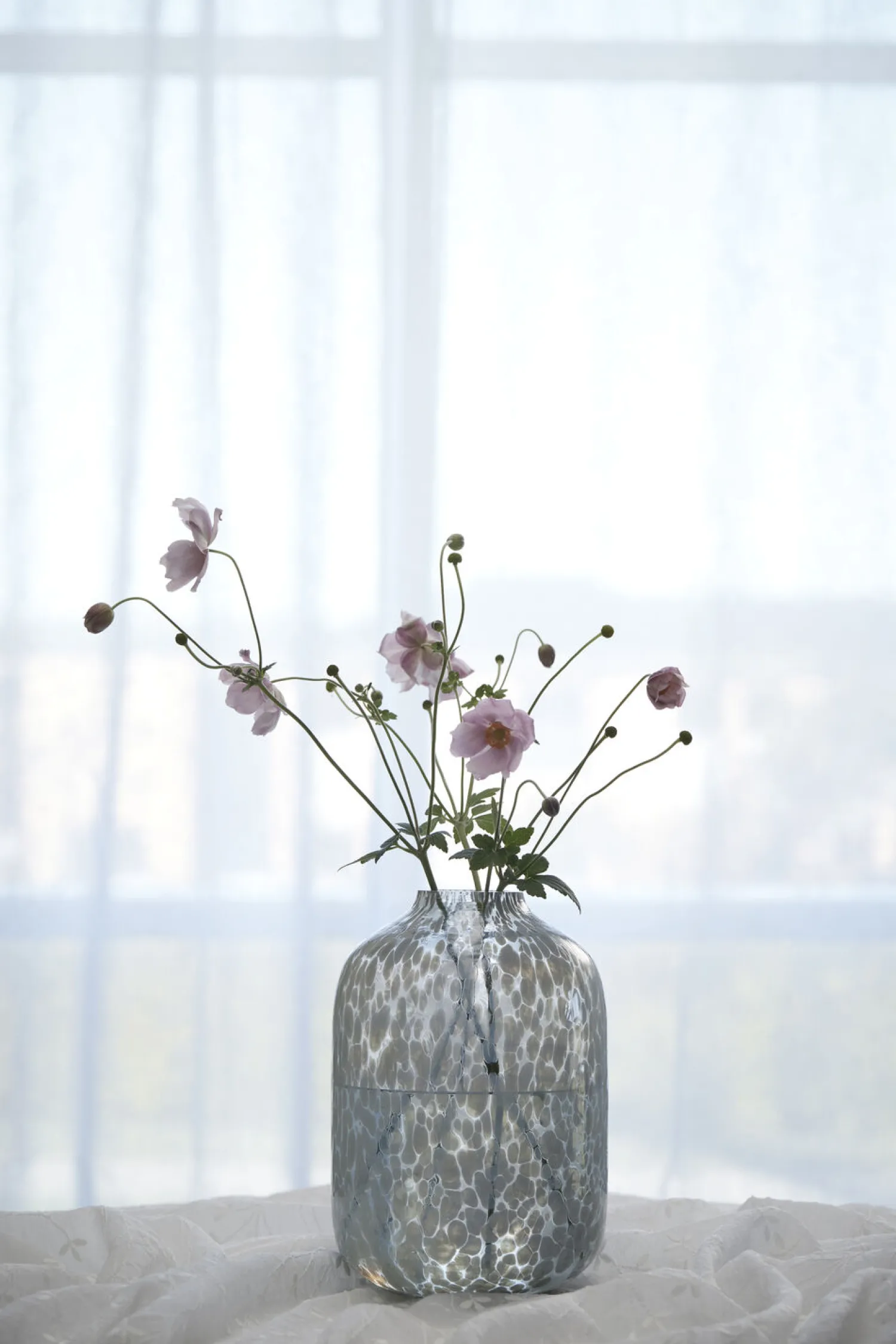Best Lene Bjerre - Petrine gardinfag 220x140 cm. hvid