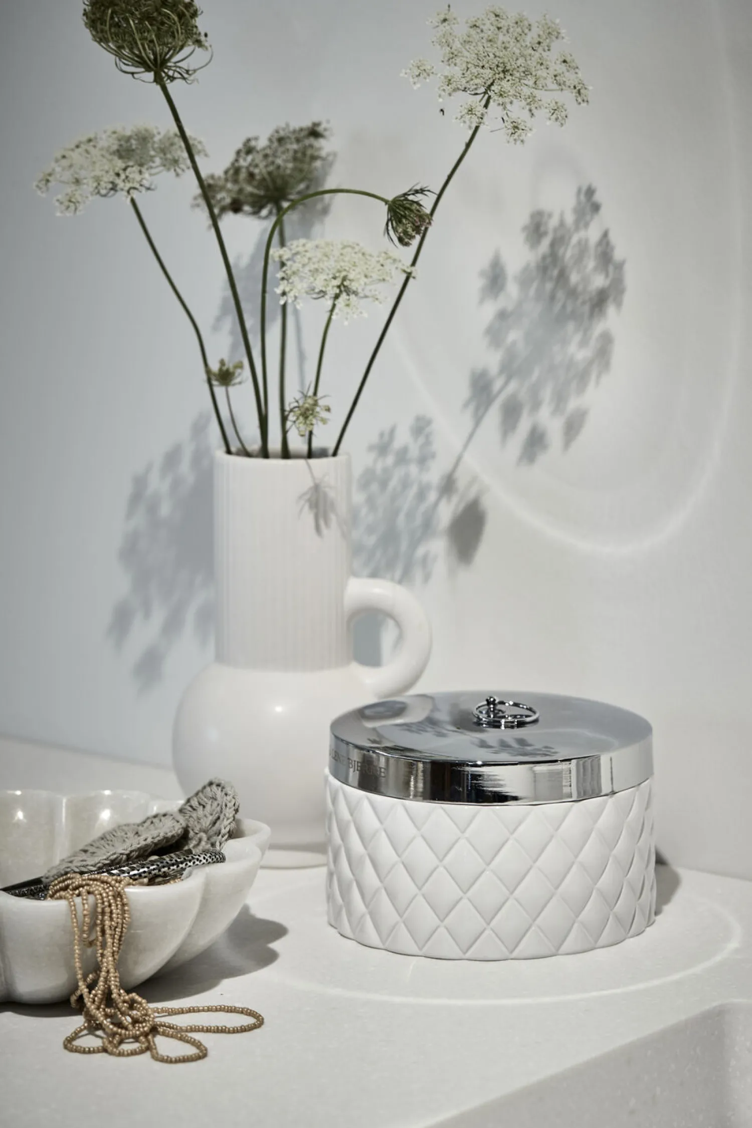 Clearance Lene Bjerre - Portia krukke hvid