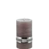 Sale Lene Bjerre - Rustic bloklys støvet aubergine mellem