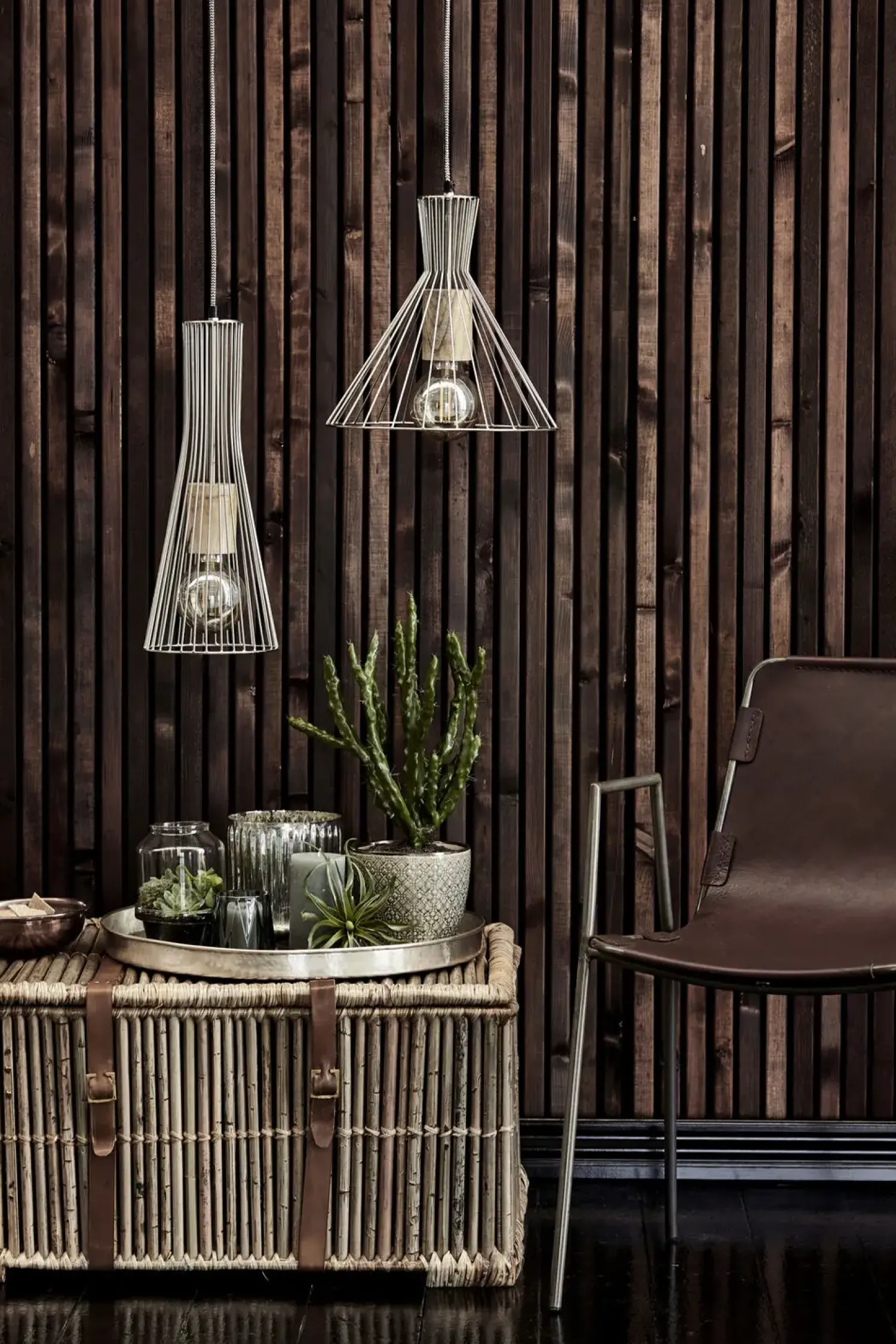 Hot Lene Bjerre - Rustic bloklys støvet grøn mellem