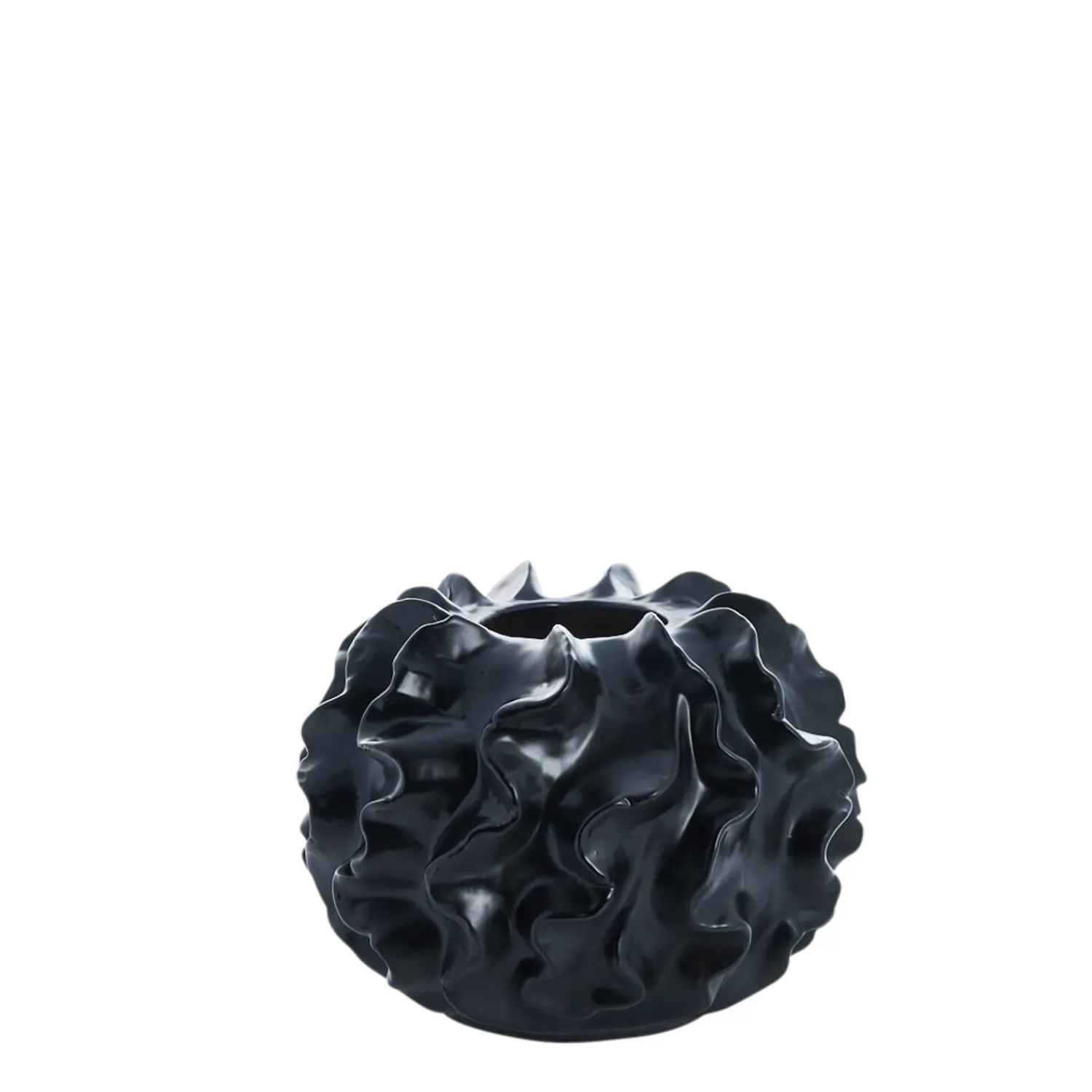 Hot Lene Bjerre - Sannia vase H20,5 cm. sort