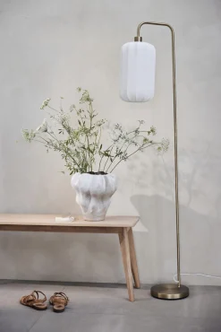 Outlet Lene Bjerre - Sashie gulvlampe 160x20 cm. hvid