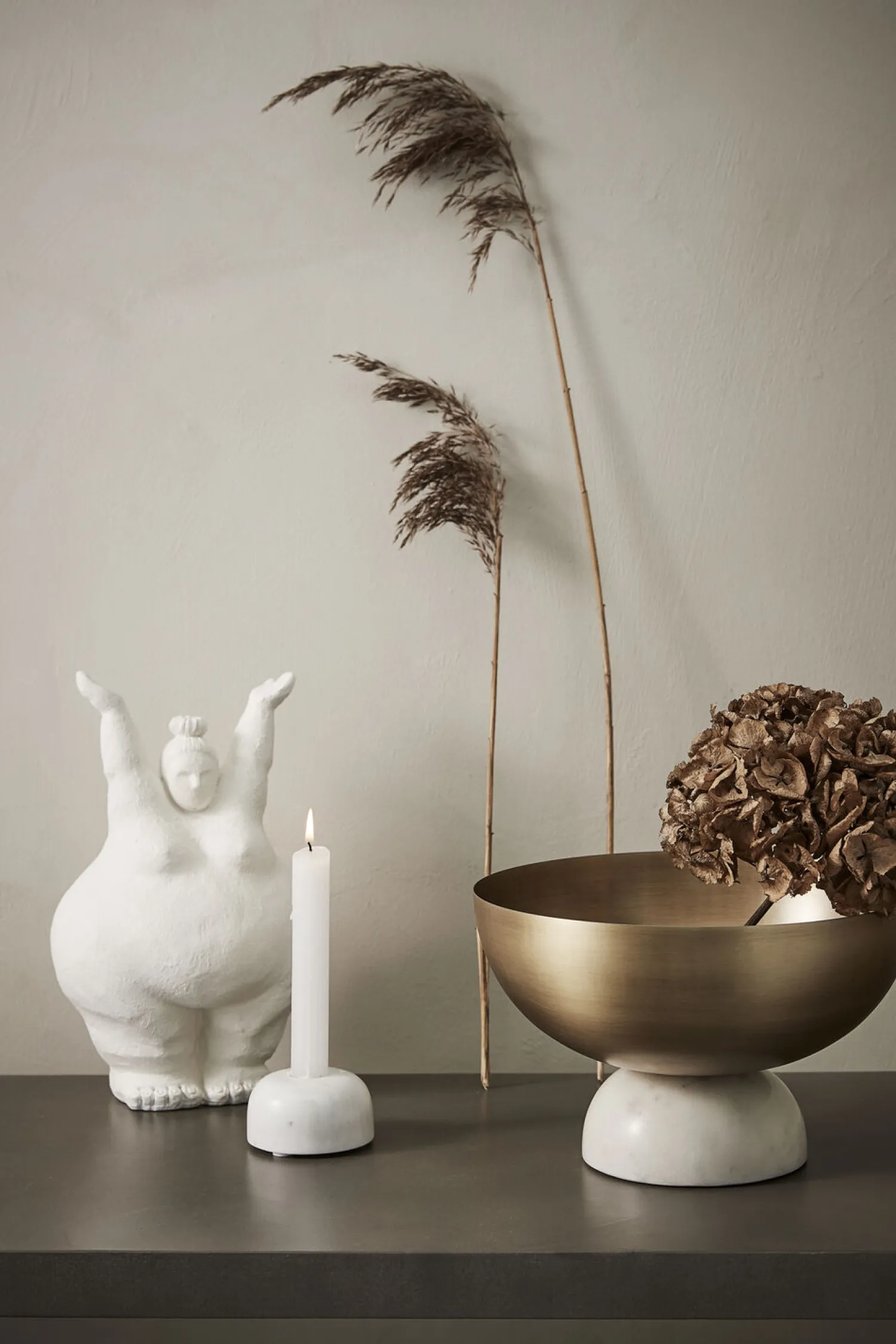 Online Lene Bjerre - Serafina Kvinde figur H28 cm. hvid