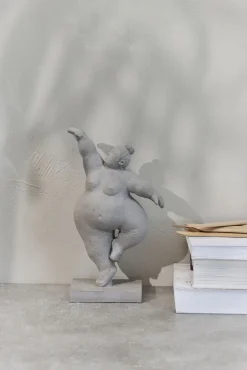 Best Lene Bjerre - Serafina kvinde figur H28,8 cm. grå