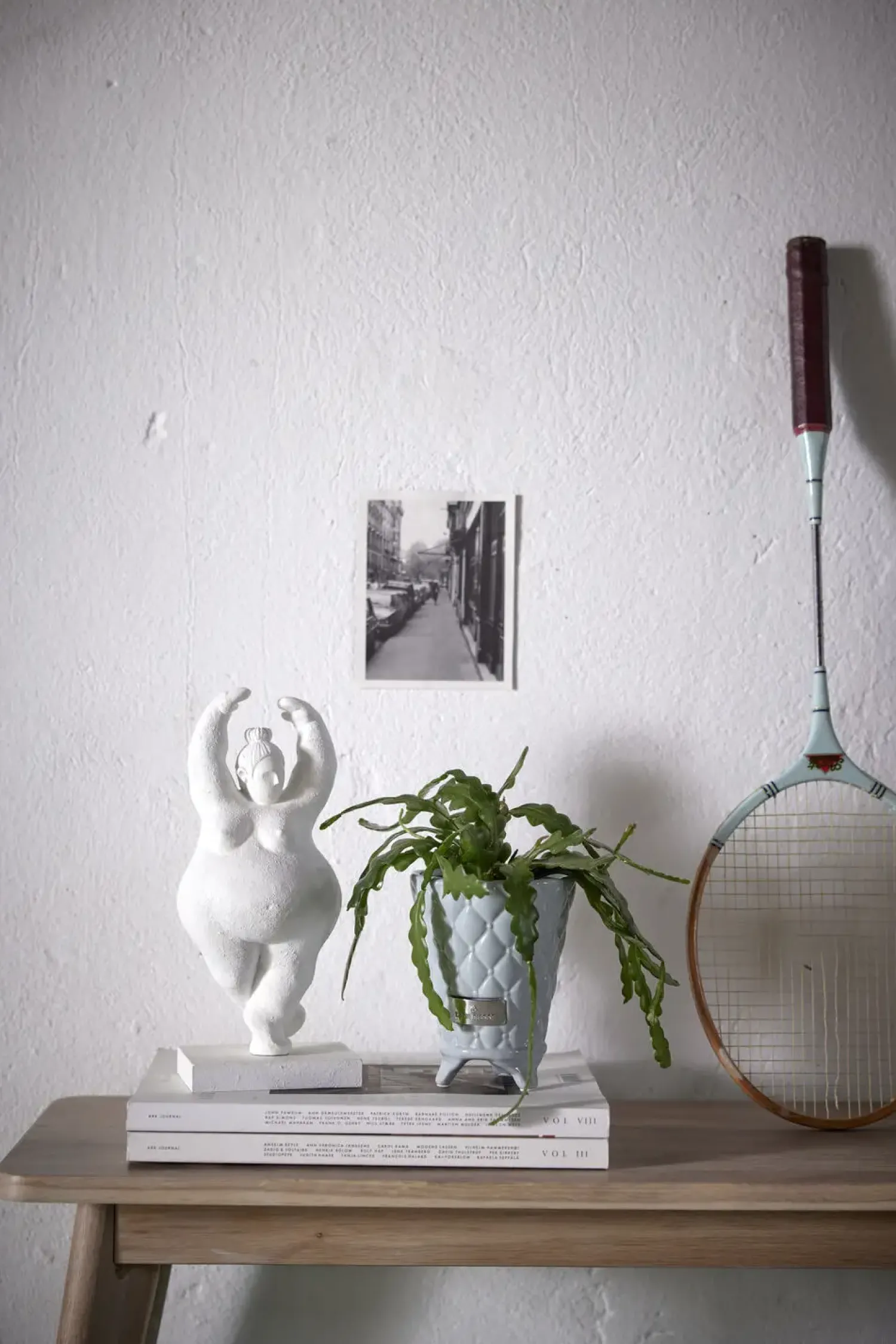 Clearance Lene Bjerre - Serafina kvinde figur H28 cm. hvid