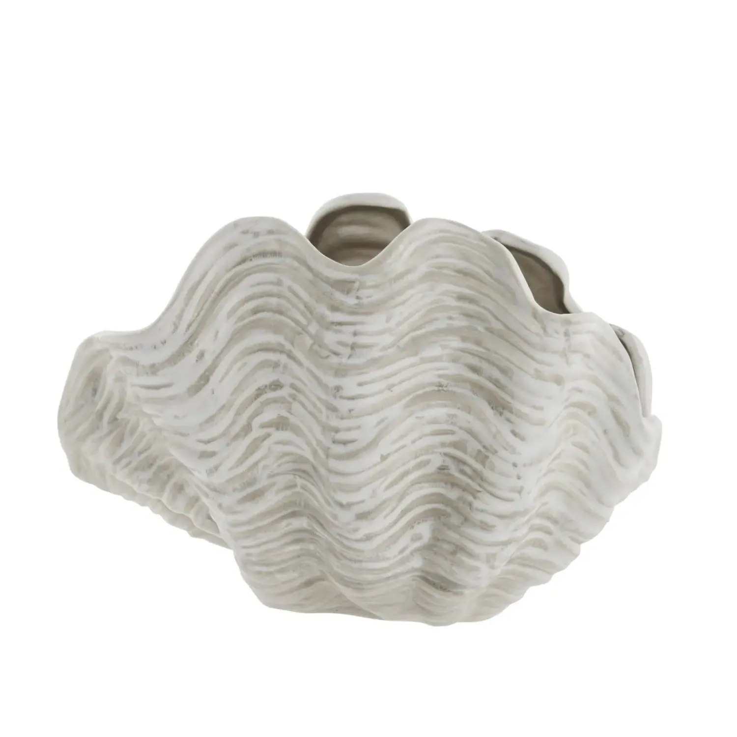 Online Lene Bjerre - Sheline musling vase 26x19,5 cm. sand
