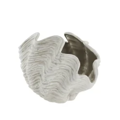 Online Lene Bjerre - Sheline musling vase 26x19,5 cm. sand