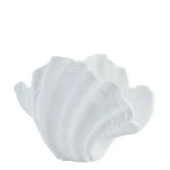 Outlet Lene Bjerre - Shella dekorationsvase H23 cm. hvid