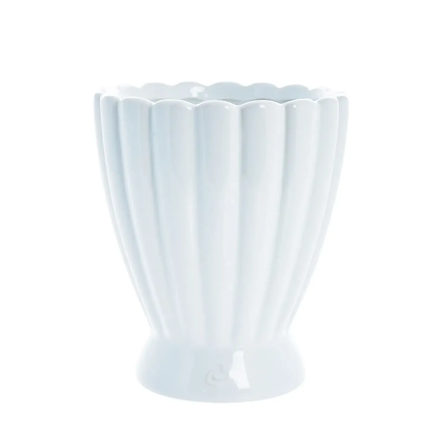 Lene Bjerre - Shenella urtepotteskjuler H20 cm. hvid