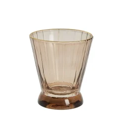Best Lene Bjerre - Sisia fyrfadsstage H8,5 cm. gyldenbrun