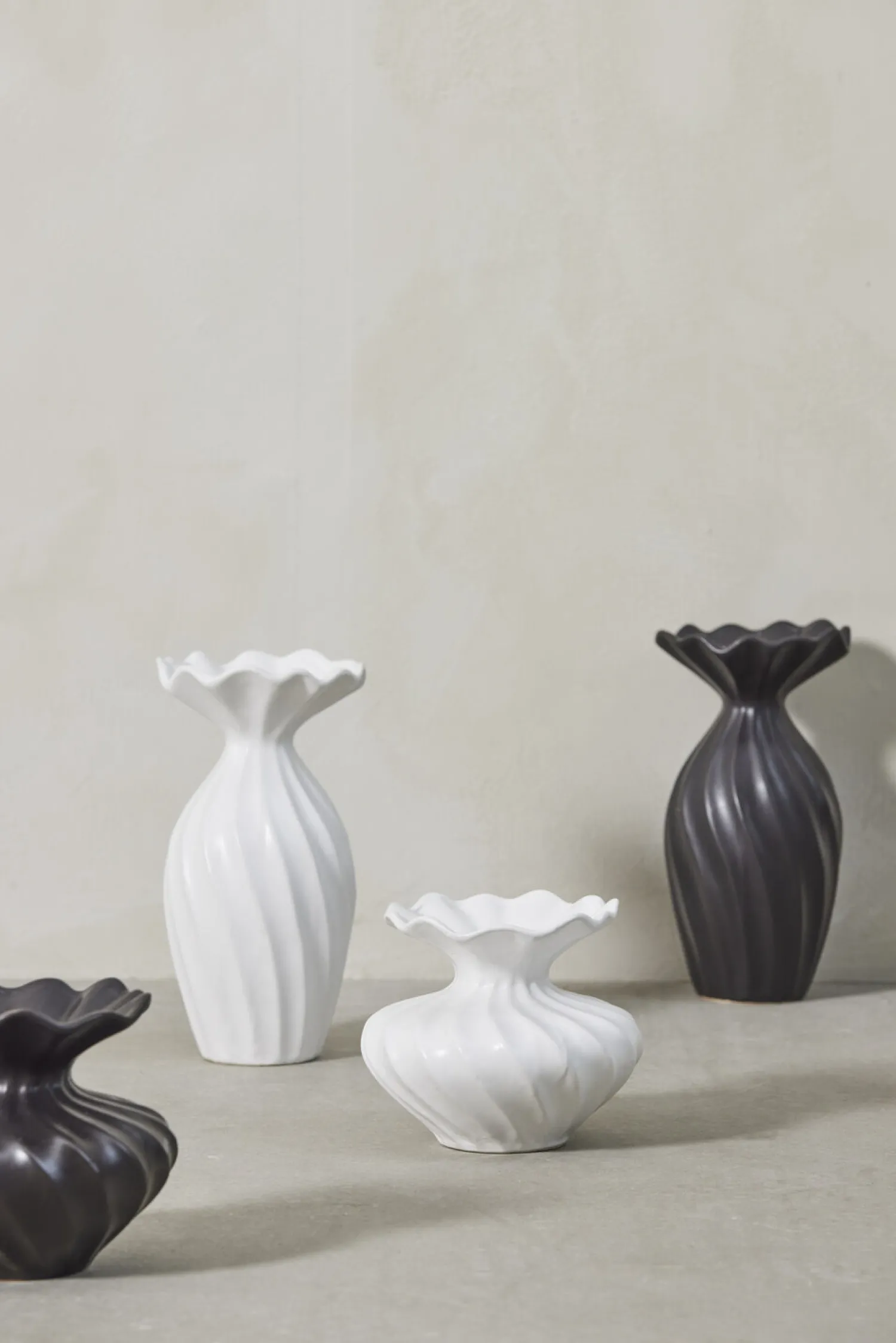 New Lene Bjerre - Susille vase H14 cm. hvid