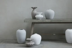 New Lene Bjerre - Susille vase H14 cm. hvid