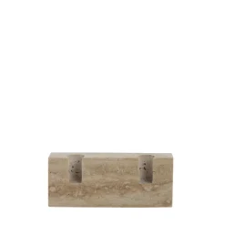 Best Lene Bjerre - Travina lysestage 6 cm. sand marmor