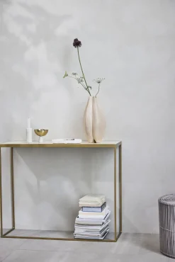 Discount Lene Bjerre - Valona vase i stentøj40,5x23 cm. sand