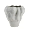 New Lene Bjerre - Viola vase i stentøj 33x33 cm. hvid