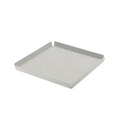 Discount LindDNA bakke - Tray square small (nupo metallic/alu metallic)