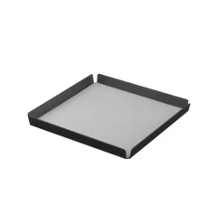 Online LindDNA bakke - Tray square small (nupo metallic/alu anthracite)