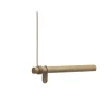 Sale LindDNA bøjlestang - Wall swing 50 cm (nature oak/nature leather cord)