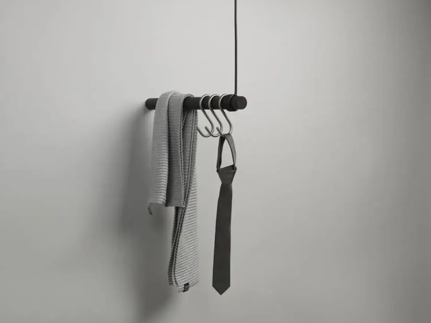 Sale LindDNA bøjlestang - Wall swing 50 cm (nature oak/nature leather cord)