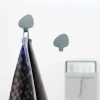 Clearance LindDNA - Knager Curve hook (2 stk.) Nupo Pastel Green / Alu Pastel Green (small)