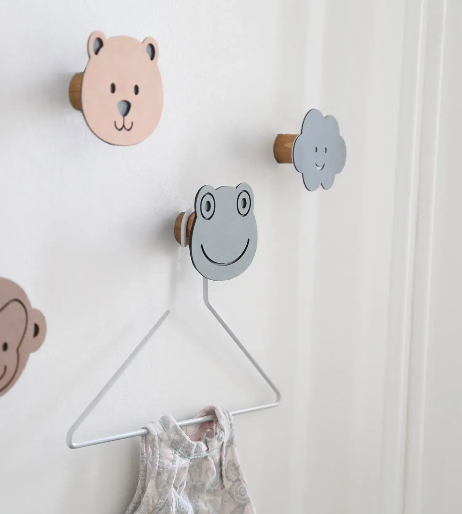 Clearance LindDNA - Knop Knage Frø / Børn - Pastel Green