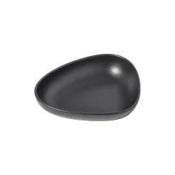 LindDNA - Stoneware Deep Plate, Black