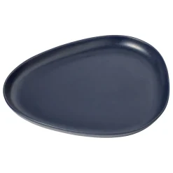 Discount LindDNA - Stoneware Platter Plate, Navy