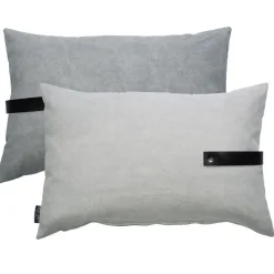 Outlet Louise Smærup - Pude, canvas - Light Grey (40x60 cm.)