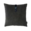 Outlet Louise Smærup - Pude, corduroy - Dark Grey (50x50 cm.)