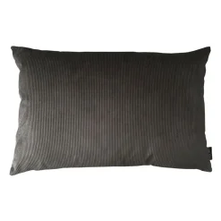 Outlet Louise Smærup - Pude, fløjl u. strop - Taupe (50x50 cm.)